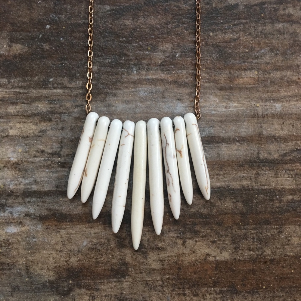 Ivory Howlite Necklace